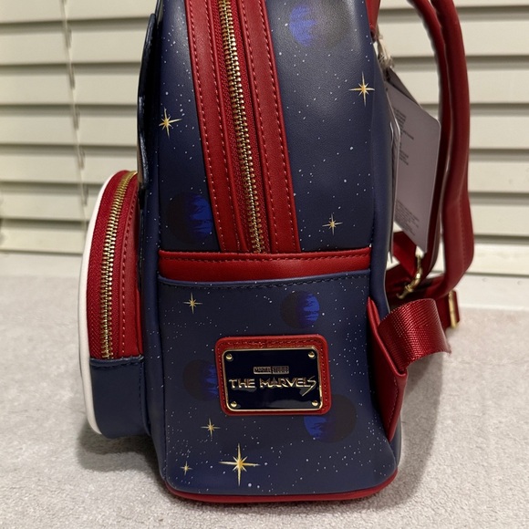 Loungefly Marvel The Marvels Glow in the Dark Mini Backpack NWT”